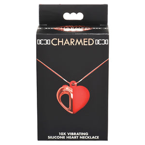 Vibrating Silicone Heart Necklace