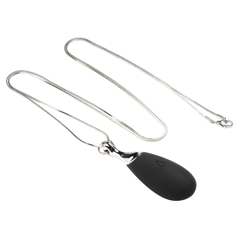 Vibrating Silicone Teardrop Necklace