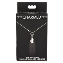 Load image into Gallery viewer, Vibrating Silicone Teardrop Necklace