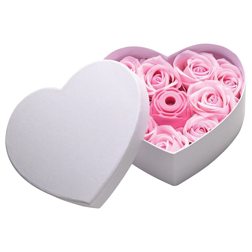 Sucking Rose Heart Box-Pink