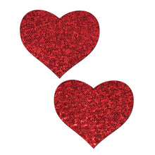 Load image into Gallery viewer, Pastease Glitter Hearts Red