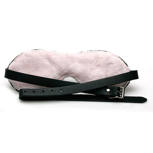 SEX KITTEN LEATHER BUCKLE BLINDFOLD