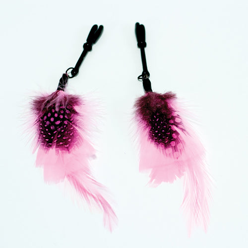 SEX KITTEN FEATHER CLAMPS