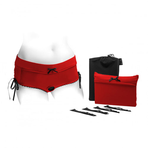 Spareparts Sasha Harness Red/Blk Nylon