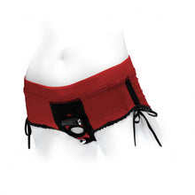 Load image into Gallery viewer, Spareparts Sasha Harness Red/Blk Nylon