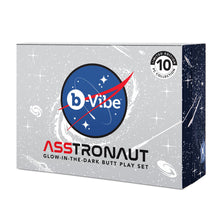 Load image into Gallery viewer, B-Vibe Asstronaut Glow In The Dark Butt Play Set