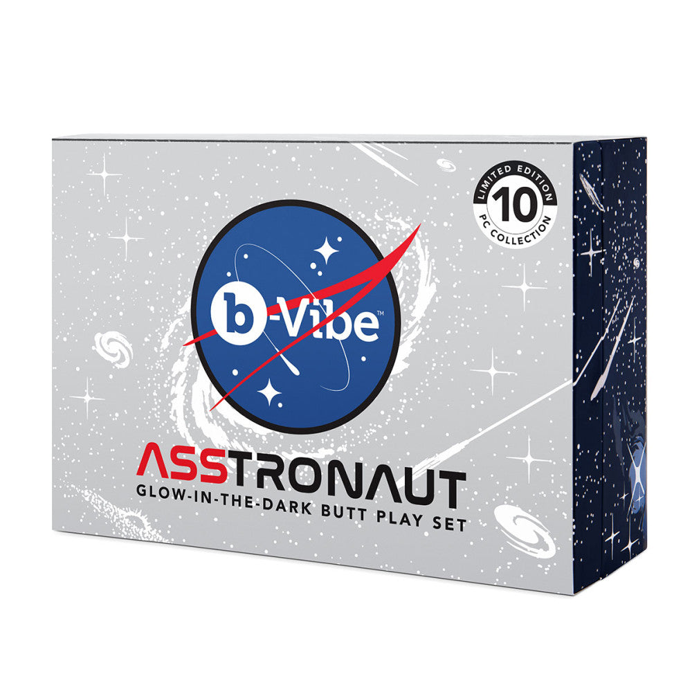 B-Vibe Asstronaut Glow In The Dark Butt Play Set