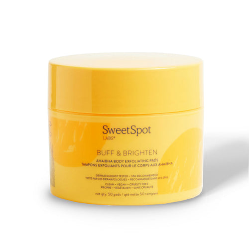 SWEET SPOT BUFF & BRIGHTEN EXFOLIATING PADS