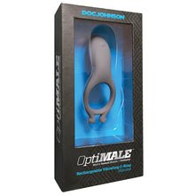 Load image into Gallery viewer, OptiMale Rechargeable Vibrating C-Ring-Slate