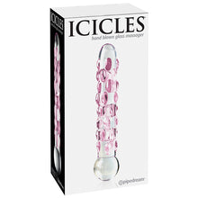 Load image into Gallery viewer, Icicles No.7-Pink Speckels 7&quot;