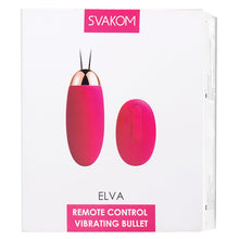 Load image into Gallery viewer, Svakom Elva Vibrating Bullet-Plum Red